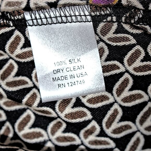 Mara Hoffman - Geometric Print Trapeze Tunic or Swim Cover, Silk Jersey, S - Picture 6 of 9